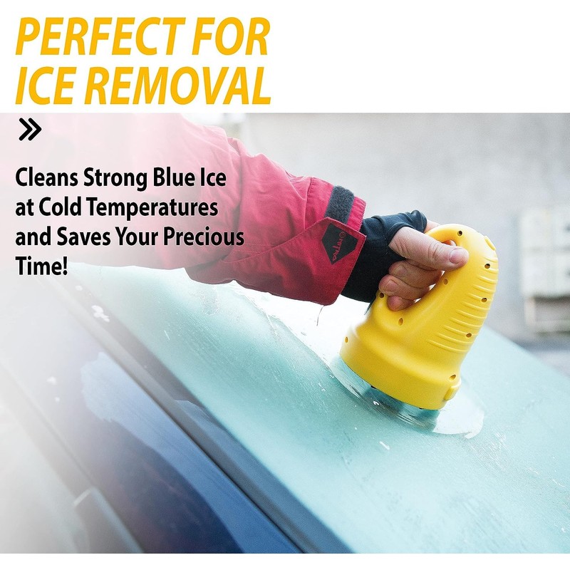 ZONETECH Electric Snow Ice Scraper USB Rechargeable 2-Pack - Premium