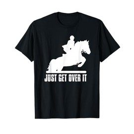Inglese Equitazione Hunter Jumper Ragazza Cavallo Maglietta