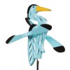 Amish Handmade BLUE HERON WIND SPINNER - Amish Handmade Whirlybird