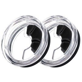 Prurex Magslider Lid for Yeti 30 oz Tumbler, Replacement Straw Lid for 30 oz Yeti Rambler,Spill Proof Cup Cover for 3.7" Diameter Cups,Leak Proof (2 Pack)