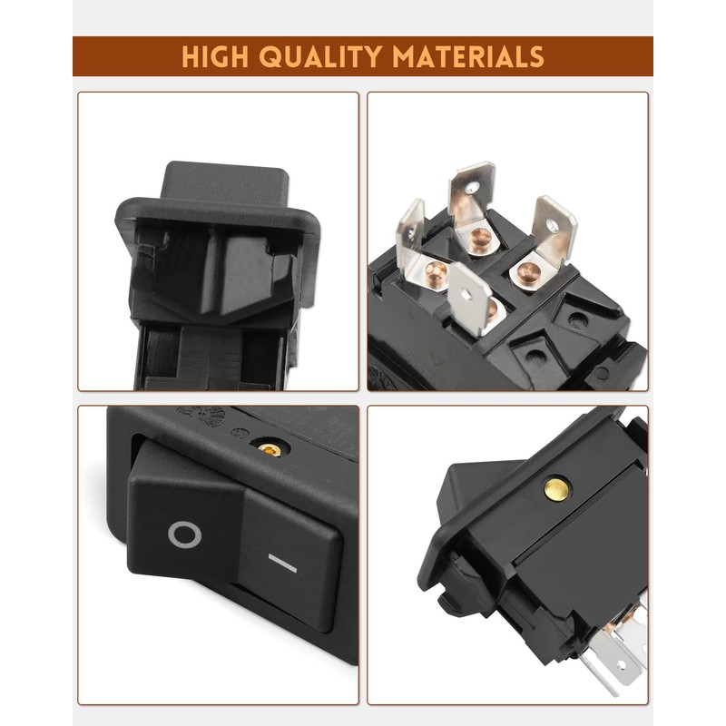 ULXIOM 5140058-09 Vacuum Power Switch Replacement for DeWalt DCV581H DC020