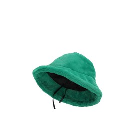 QUEEN HELENA Ladies Soft Fur Bucket Hat CP302, Green