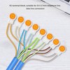 Flycppo Pack of 100 K1 Telephone Cable Connectors, UY Single
