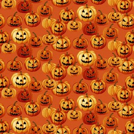 Henry Glass Haunted Village by Color Principle 2803 35 Pumpkin Jack-O-Lantern