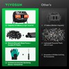 VIVOSUN Outdoor Tumbling Composter Dual Rotating Batch Compost Bin, 43