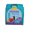 Wai Lana Folding Yoga Mat and Tote, Solid Blue