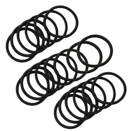 Hair Rubber Ring Rubber Colorful Hair Accessory Hair Closure Rubber Band Hair Band Simple, Cute Stylish Women's (Classic Style, 0.1 inch (3 mm), Black, 20 Pieces)