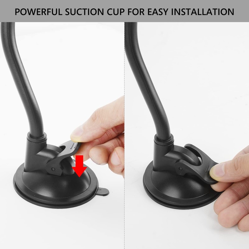 LUEXBOX Adjustable Hair Dryer Holder Stand, 360 Degree Rotation Blow