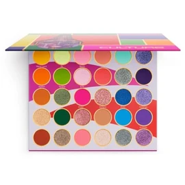 Juvia's Place Culture Eyeshadow Palette, 30 West African Inspired Bold Shades - Yellow, Greens, Purple, Chromatic, Glitters