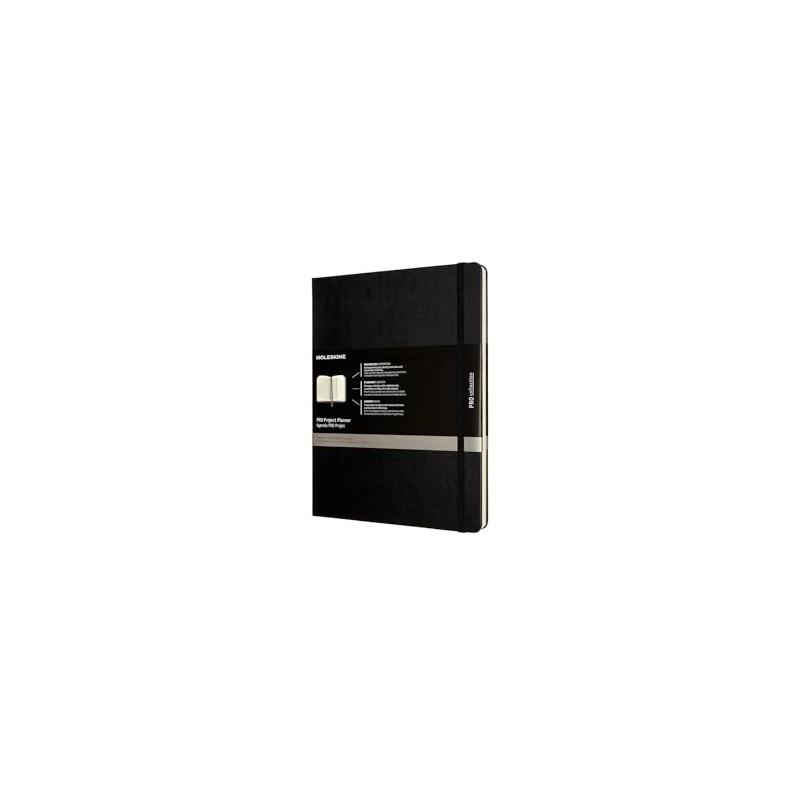 Moleskine - Pro Project Planner and Notebook, Professional Appointment Calendar,