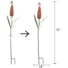 ATT Metal Corn Stake Autumn Harvest Decoration- Decorative Yard Lawn