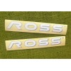 ROSS 8.5” NOS Vintage ROSS BICYCLES Frame Decals Downtube/Toptu