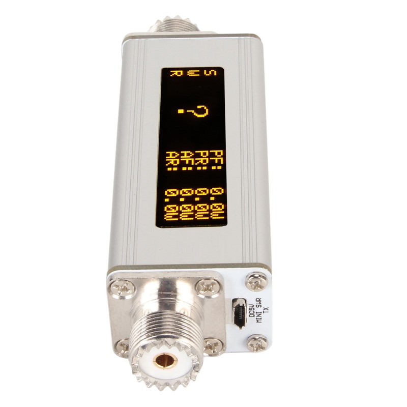 Mini SWR Power Meter 1.6‑30MHz High Frequency 0‑100W 350mAh Shortwave