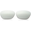 Mirrored Silver, Alto Style 834062-0200 Polarized Rectangular Replacement Sunglass Lenses,