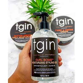 tgin Curl Bomb Moisturizing Styling Gel, 13 oz