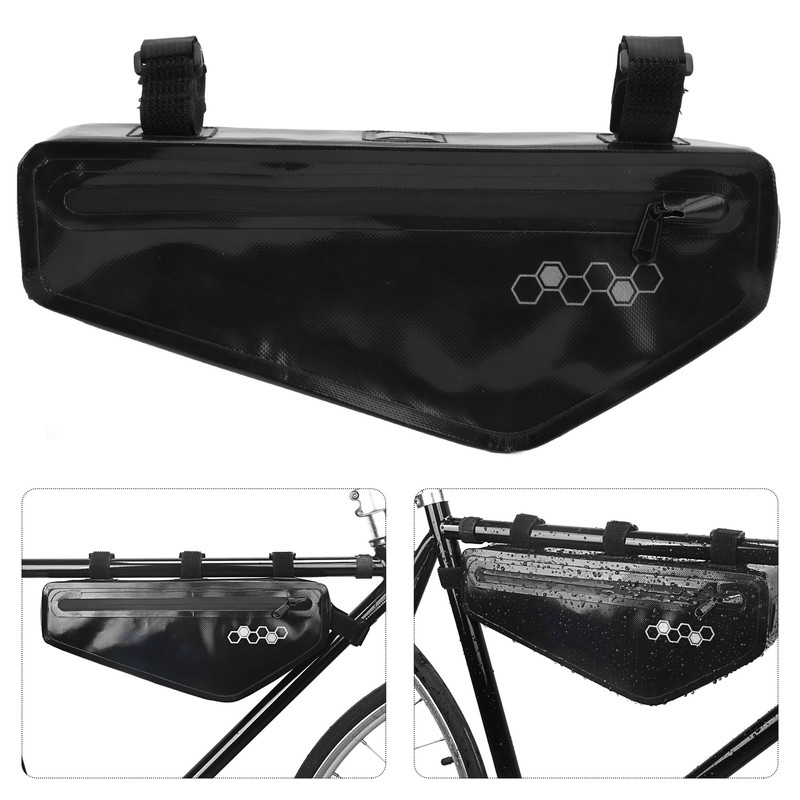 Bicycle Triangle Frame Bag Large Capacity Waterproof Mountain Bike Pouch