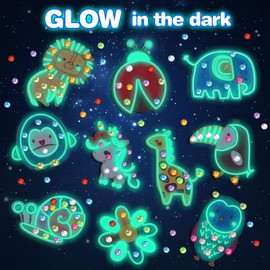 EAPHANT Crafts for Kids, 15 Art Projects Fun Activities Wooden Magnets to Paint for Party