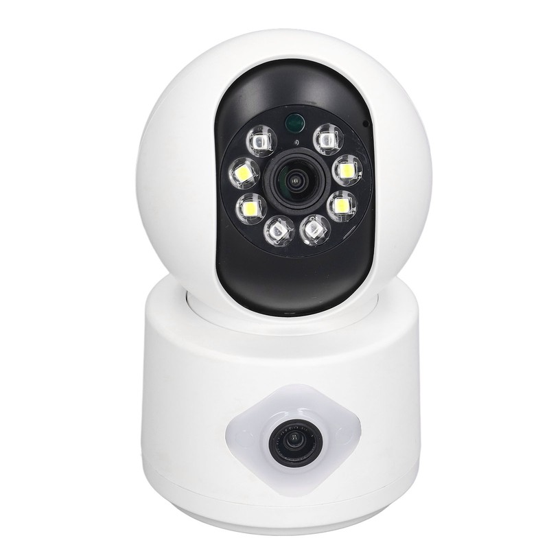 Home Security Camera 2MP Dual Lens Night Vision Remote Control