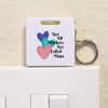 'Not All Mothers Are Called Mum' Keyring Tape Measure/Spirit Level