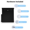 xydled Wall Mounted Suggestion Box with Key Lock, Metal Donation/Ballot/Voting/Collection/Key
