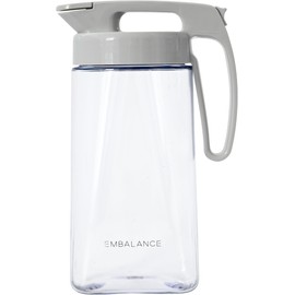 Wilmax T22432 EMBALANCE EMBALANCE Seamless Pitcher with Handle Lid and Seal, 1.6L (1.6 L), Made in Japan
