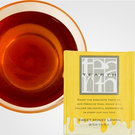 TEARTH Honey Lemon Tea Bags, Individually Wrapped with 25 Bags, Set of 2