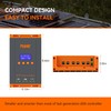 PowMr 60A MPPT Solar Charge Controller, 12V/24V/48V/160V(Max) DC Input, Bulit