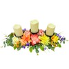 Svndlyn Candle Holders Spring Summer Centerpiece,3 Wick Candle Holder with