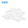 QUARKZMAN 160 x Screw Covers, 17 mm Waterproof Plastic Screw