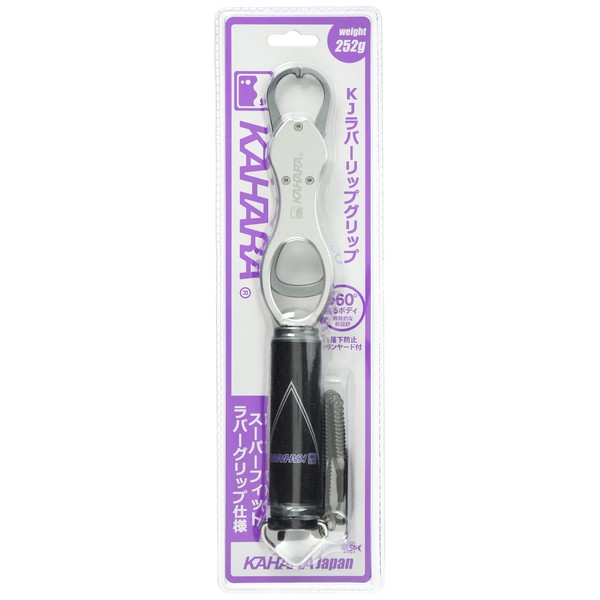 Kahara Japan KJ Rubber Lip Grip, Silver/Gunmetal