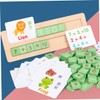 Kisangel 1 Set Wooden Number and Alphabet Puzzle Educational for