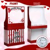Wonderjune Valentine's Kissing Booth 54.33 x 28.35 x 12.99 inches