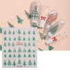 6pcs Nails Stickers Navidad Uñas Tiras De Múltiples Estilos Navidad