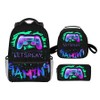 Oiibid Gamer Backpack 3pcs, Multiple Themes, Suitable For Work, 17
