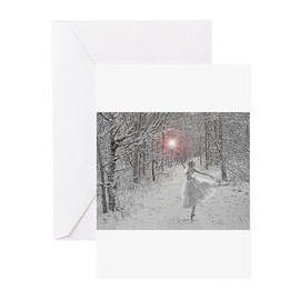 CafePress The Snow Queen Folded Greeting Cards (10-pack) Glossy