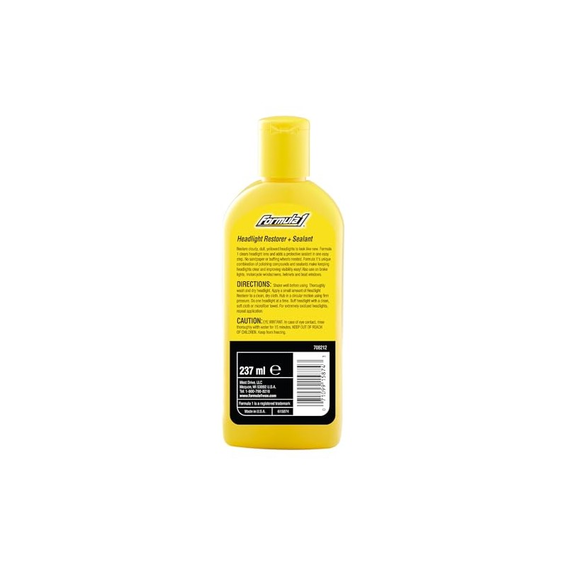 FORMULA1 NL2018 Restaurador de Faros 8oz