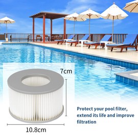 Benfosh 2pcs Hot Tub Filter Cartridges for MSpa Inflatable Pools,for MSPA all Current Hot Tubs,Inflatable Pools SPA Cartridge FD2089 Filter