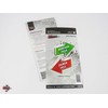 BIKE-label 900158 3D Sticker Aluminium Look Door Sign Arrows Pull