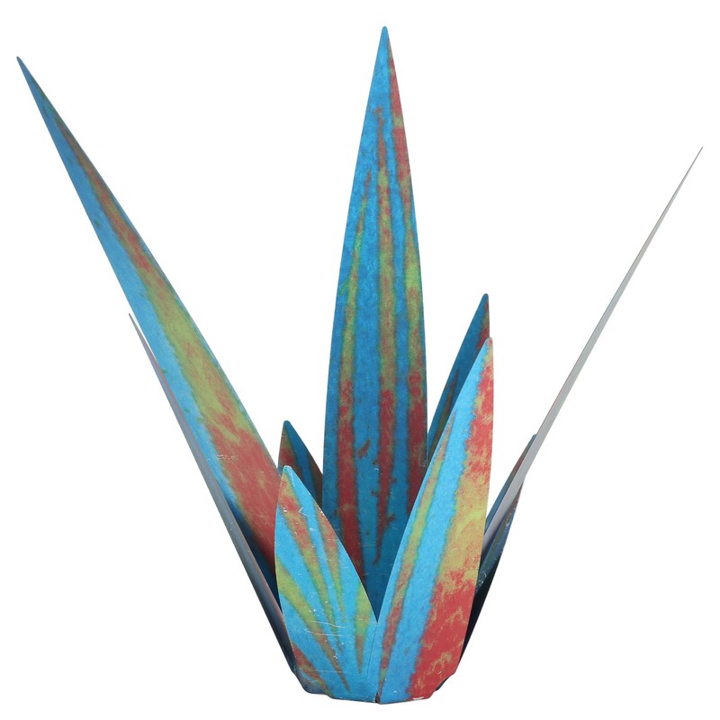 Tequila Sculpture Iron Plant Decor Metallic Luster Home Decoration for
