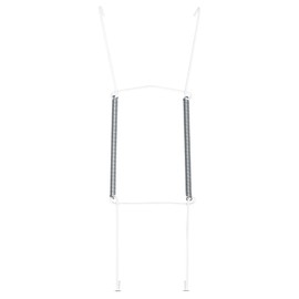Invisible Plate Hangers for Wall | Decorative Dish Display Holders Hanging Wires Spring Hook Holder Fit to Hang on Wall (White Plate Hanger) (36 x 46 cm (14 x 18 Inch))