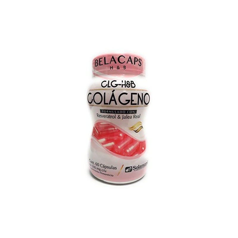 Colágeno + Resveratrol + Jalea Real 60 Cápsulas 500mg. Solanum
