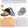LONGD Baseball Cap Washer Cage - Sturdy Frame Laundry Protector