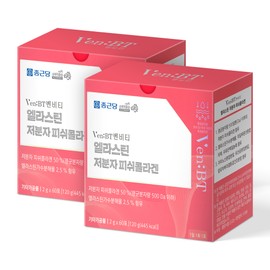 Chong Kun Dang Low Molecular Collagen Peptide Fish Young Fish Elastin Hyaluronic Acid Inner Beauty 120 Packets / 종근당 저분자 콜라겐 펩타이드 피쉬 어린 어류 먹는 엘라스틴 히알루론산 이너뷰티 120포