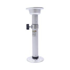 OUKANING Table Pedestal Stand Detachable Table Base for RV Marine Boat Caravan 19.68-28.26 in Adjustable Pedestal Stand Table Legs Desk Support, Aluminum Alloy