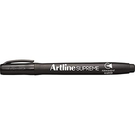 ARTLINE Supreme EPF-700 Permanent Markers 1 mm Tapered Tip Pack of 3 Black