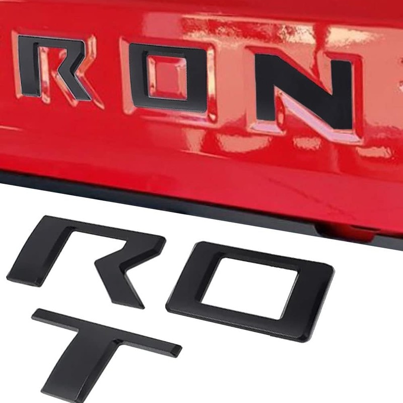 AUTO SAFETY Tailgate Insert Letters Compatible with 2022 2023 2024