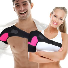 Verstellbar Schulterbandage aus Atmungsaktivem Neopren für Stabilität und Entlastung für Herren und Frauen, Schulterstütze Sanfte