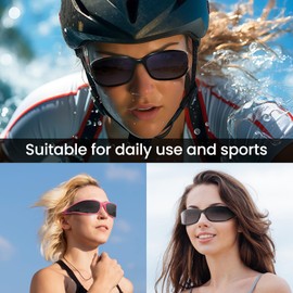 SODQW Polarized Wrap Around Sunglasses for Women Running Cycling Sports Sun Glasses Trendy 2024 Shades