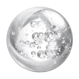 uxcell 30mm/1.2" Crystal Sphere Ball Bubble Glass Solid Decorative Sphere Crystal Ball Prop Ornament for Feng Shui Divination Fortune Telling Tabletop Fountain Decoration, Clear