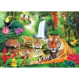 Tiger Paradise 1000 Piece Puzzle